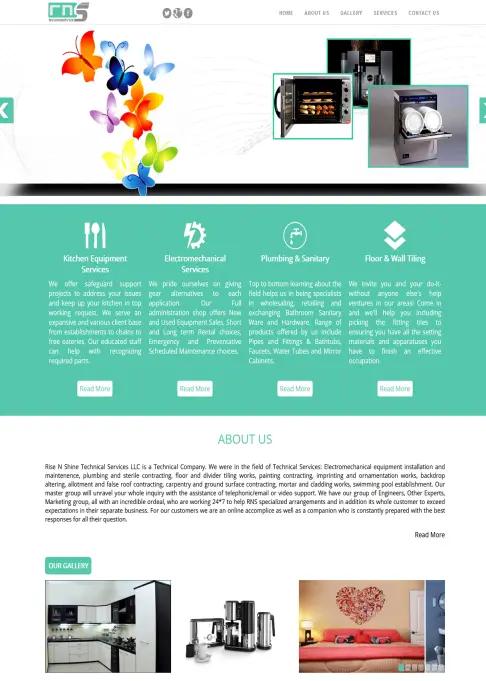 Rise n Shine UAE website — Orange Dice UAE