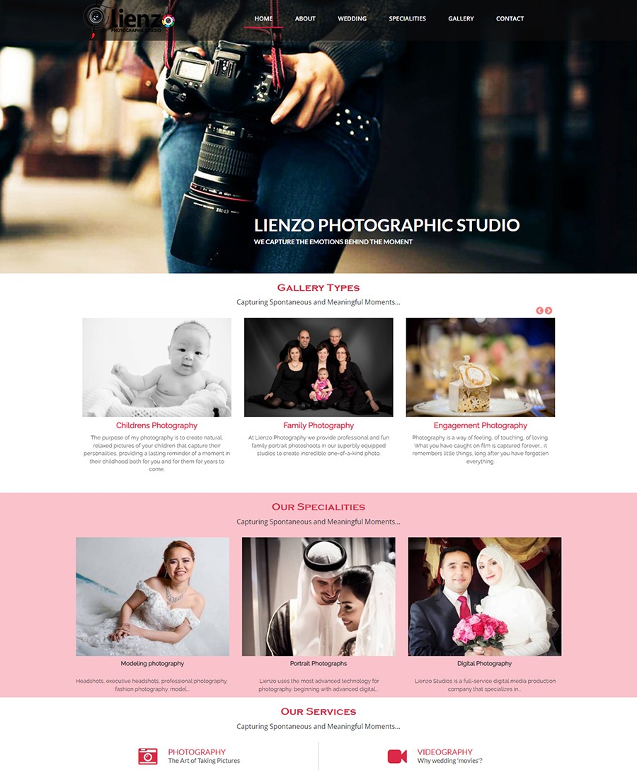 Lienzo Studio website — Orange Dice UAE