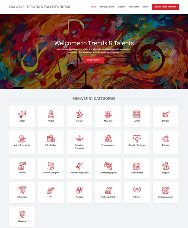 MTTD UAE website — Orange Dice UAE